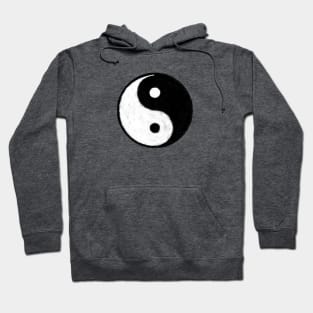 YING-YANG SYMBOL IN OIL Hoodie